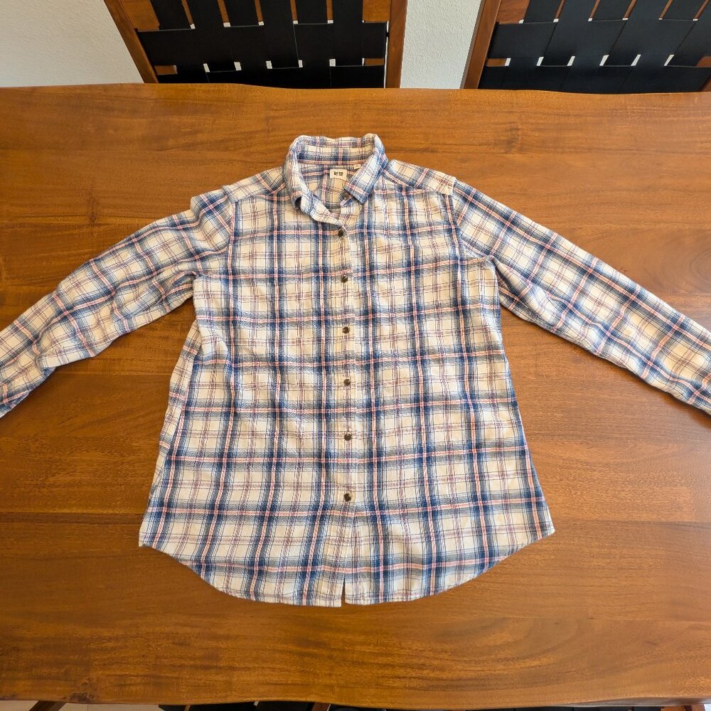 UNIQLO and JW Anderson Women's Flannel Button Up - Size L